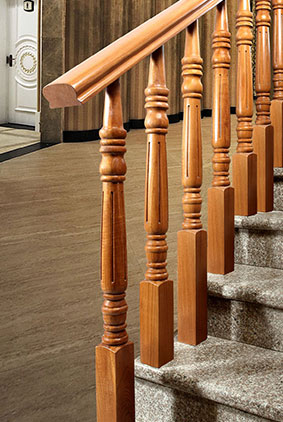 實(shí)木樓梯扶手(shǒu)