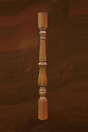 實（shí）木樓梯扶手（shǒu）