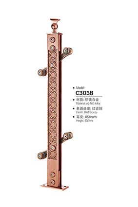 鋁(lǚ)合金樓(lóu)梯立柱(zhù)