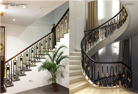 現代輕奢樓梯立柱T6055