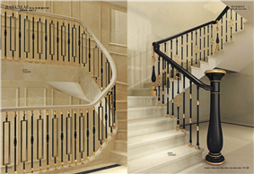 現代輕奢樓梯(tī)立柱T6059